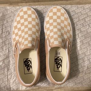 Vans checkered slip-ons